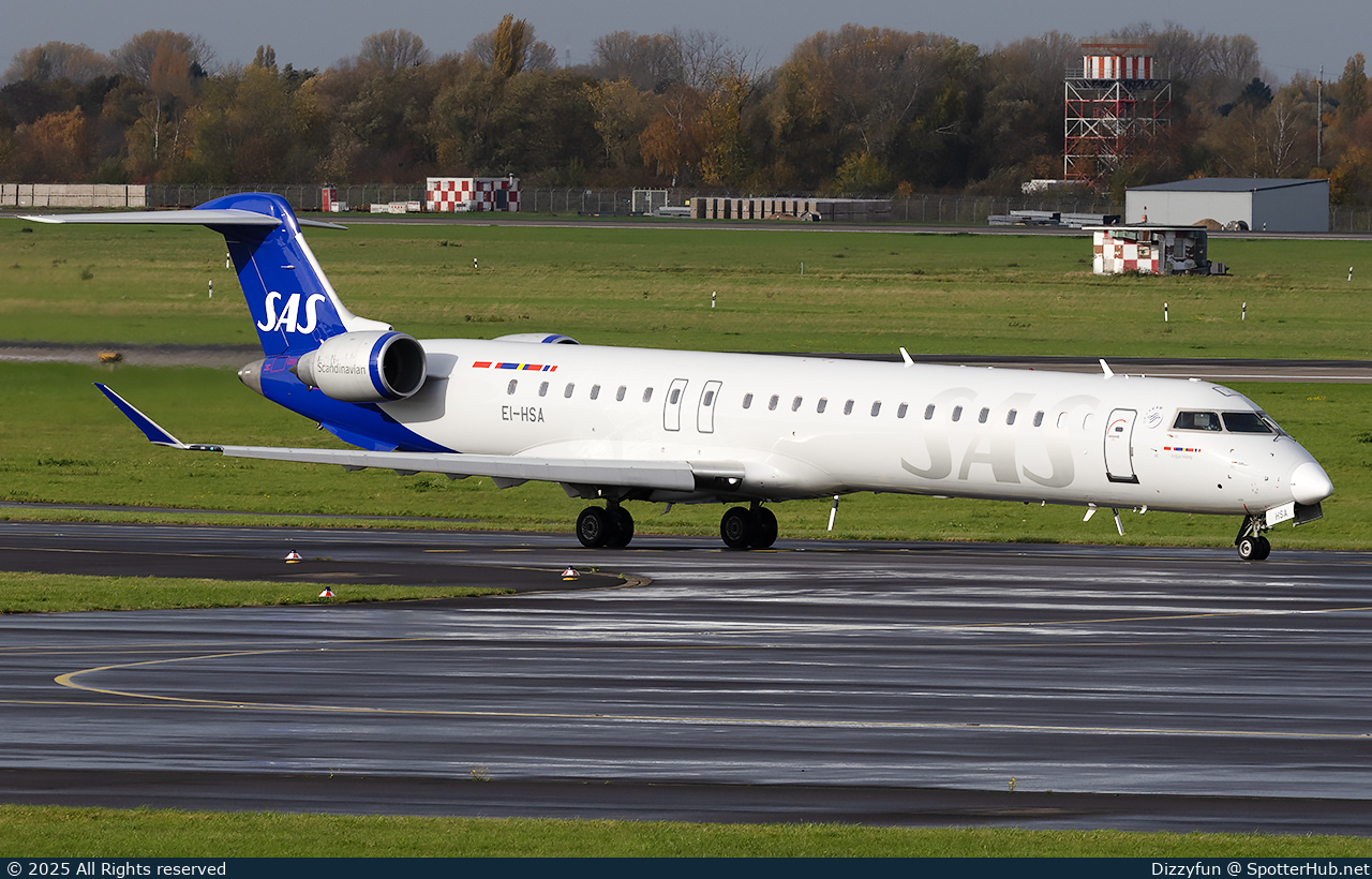 Photo of EI-HSA - Bombardier CRJ-900LR operated by SAS Scandinavian Airlines (opb CityJet)