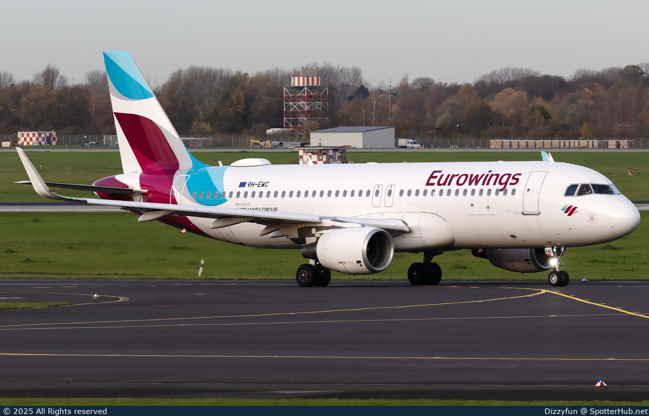 Photo of 9H-EWC - Airbus A320-214 operated by Eurowings Europe Malta