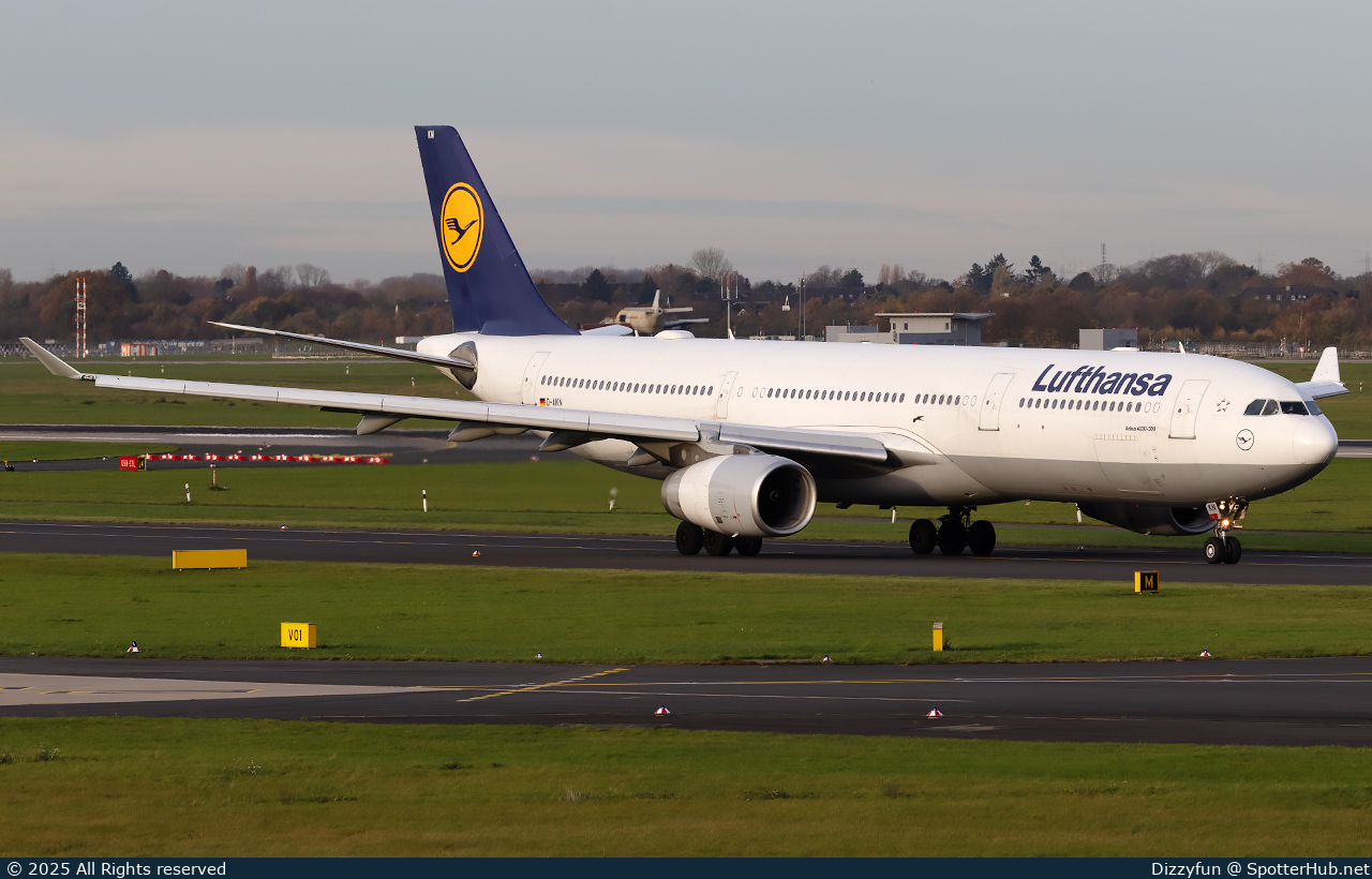 Photo of D-AIKN - Airbus A330-343 operated by Lufthansa