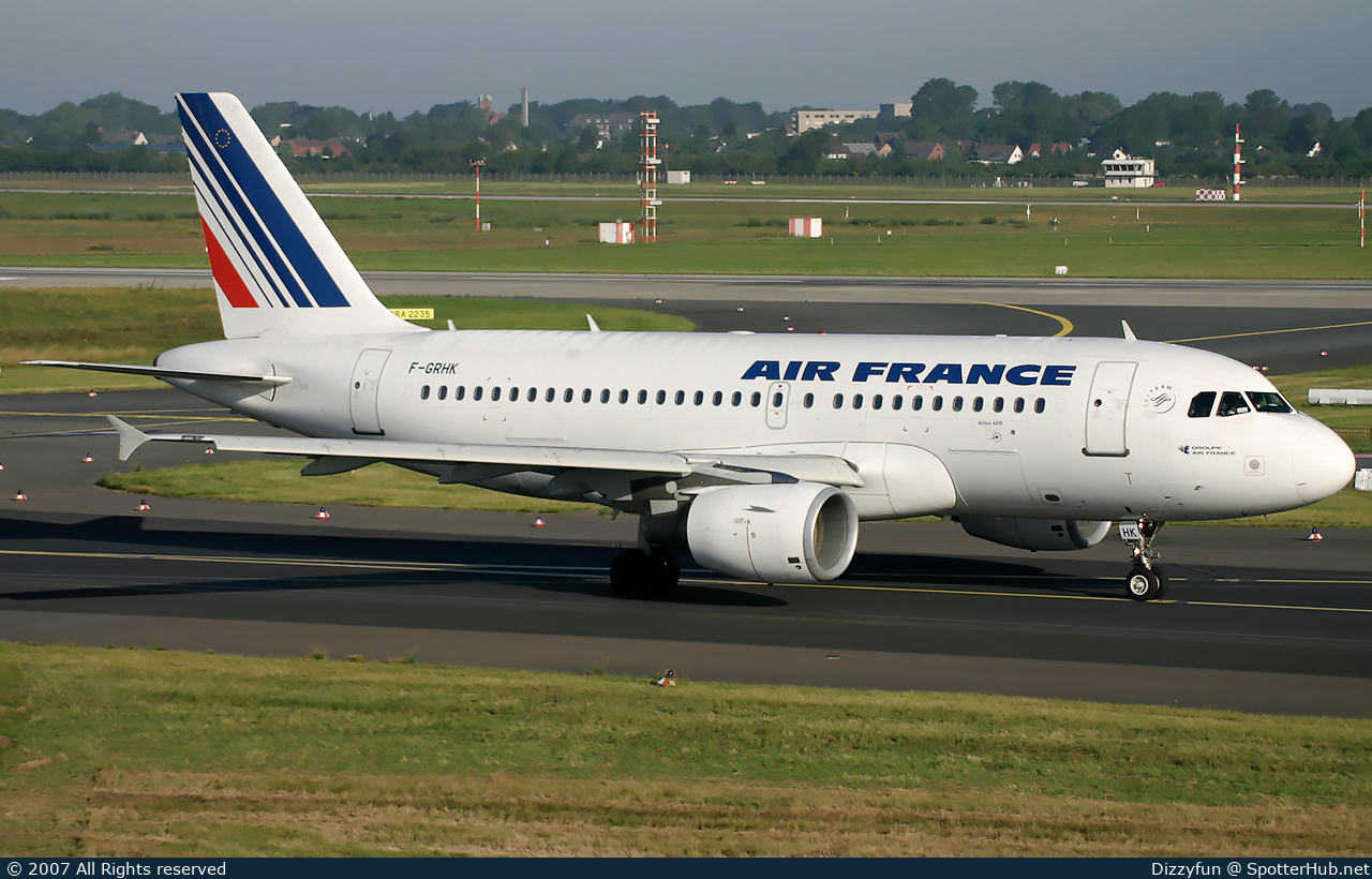 Photo of F-GRHK - Airbus A319-111 operated by Air France