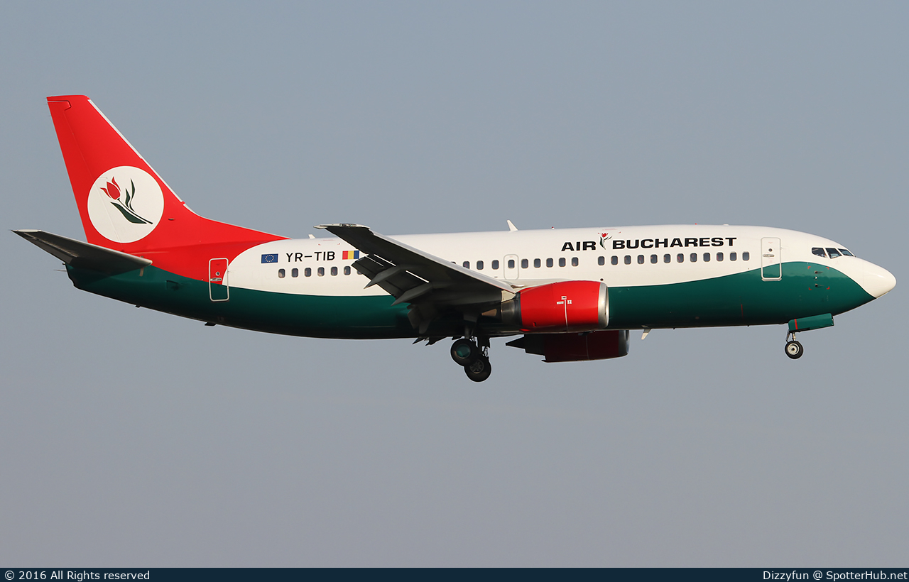 Photo of YR-TIB - Boeing 737-3L9 operated by Air Bucharest