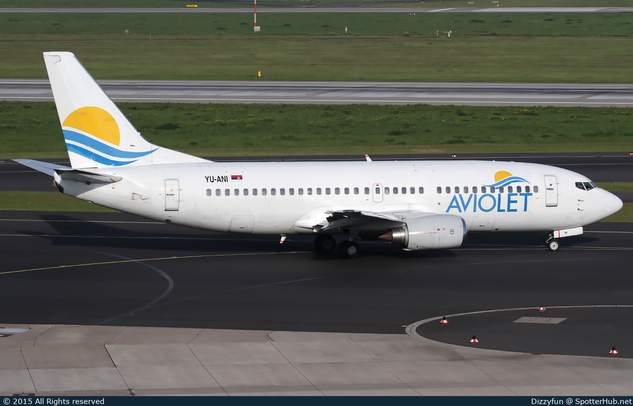 Photo of YU-ANI - Boeing 737-3H9 operated by Aviolet (opb Air Serbia)