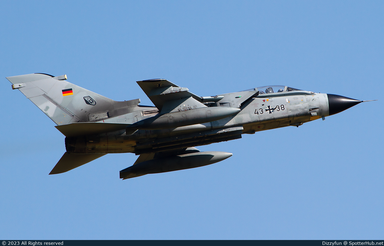 Photo of 43+38 - Panavia Tornado IDS operated by German Air Force