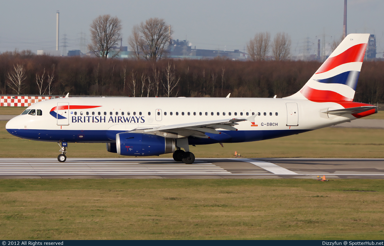 Photo of G-DBCH - Airbus A319-131 operated by British Airways