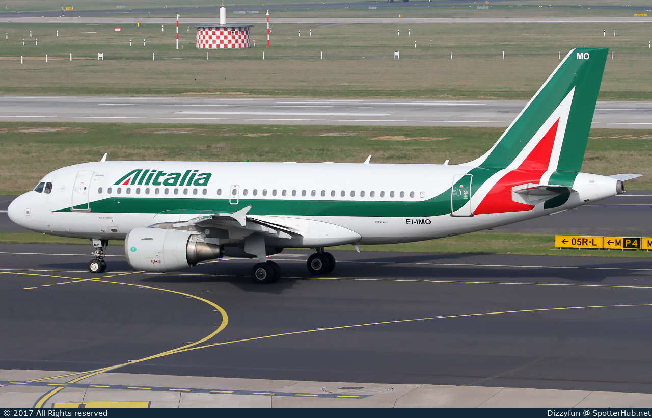 Photo of EI-IMO - Airbus A319-112 operated by Alitalia