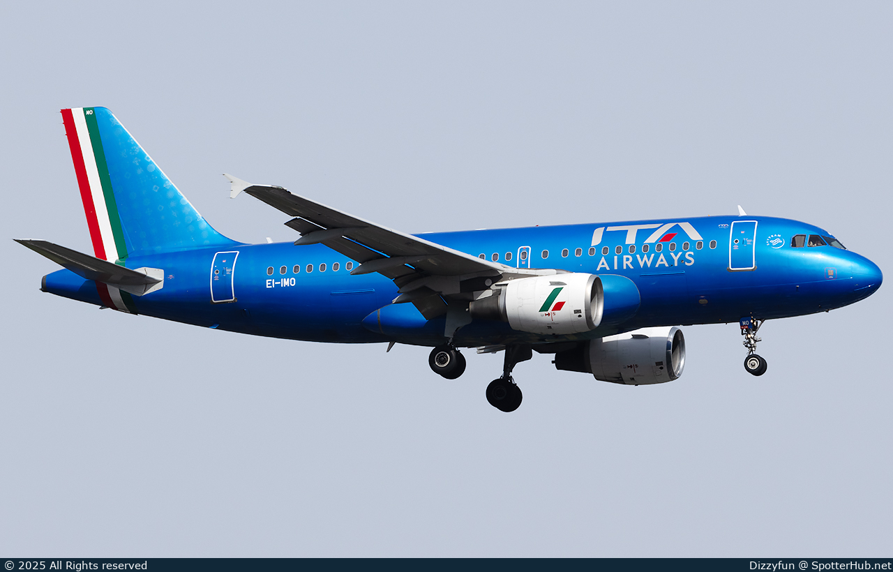Photo of EI-IMO - Airbus A319-112 operated by ITA Airways