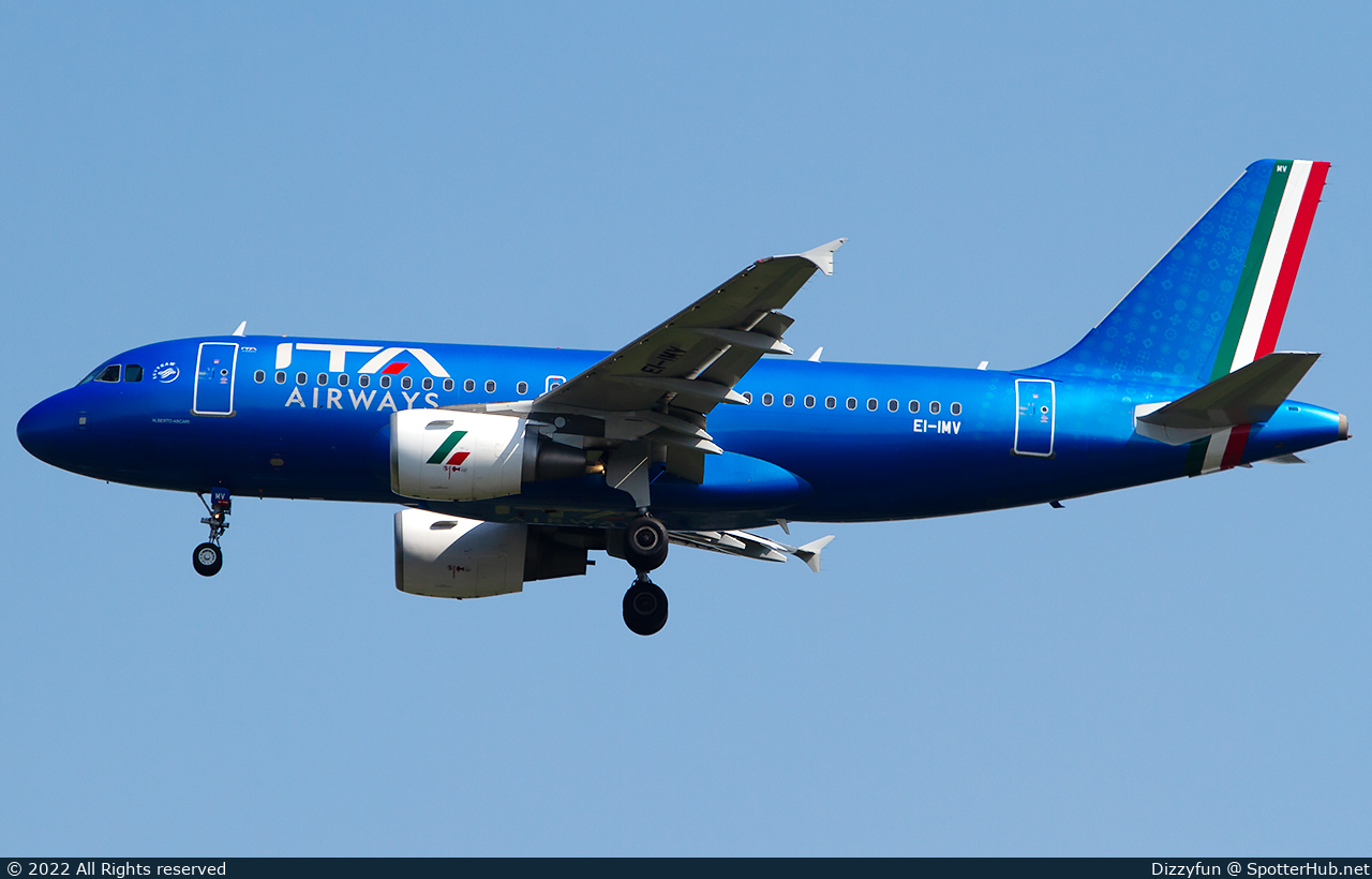 Photo of EI-IMV - Airbus A319-111 operated by ITA Airways