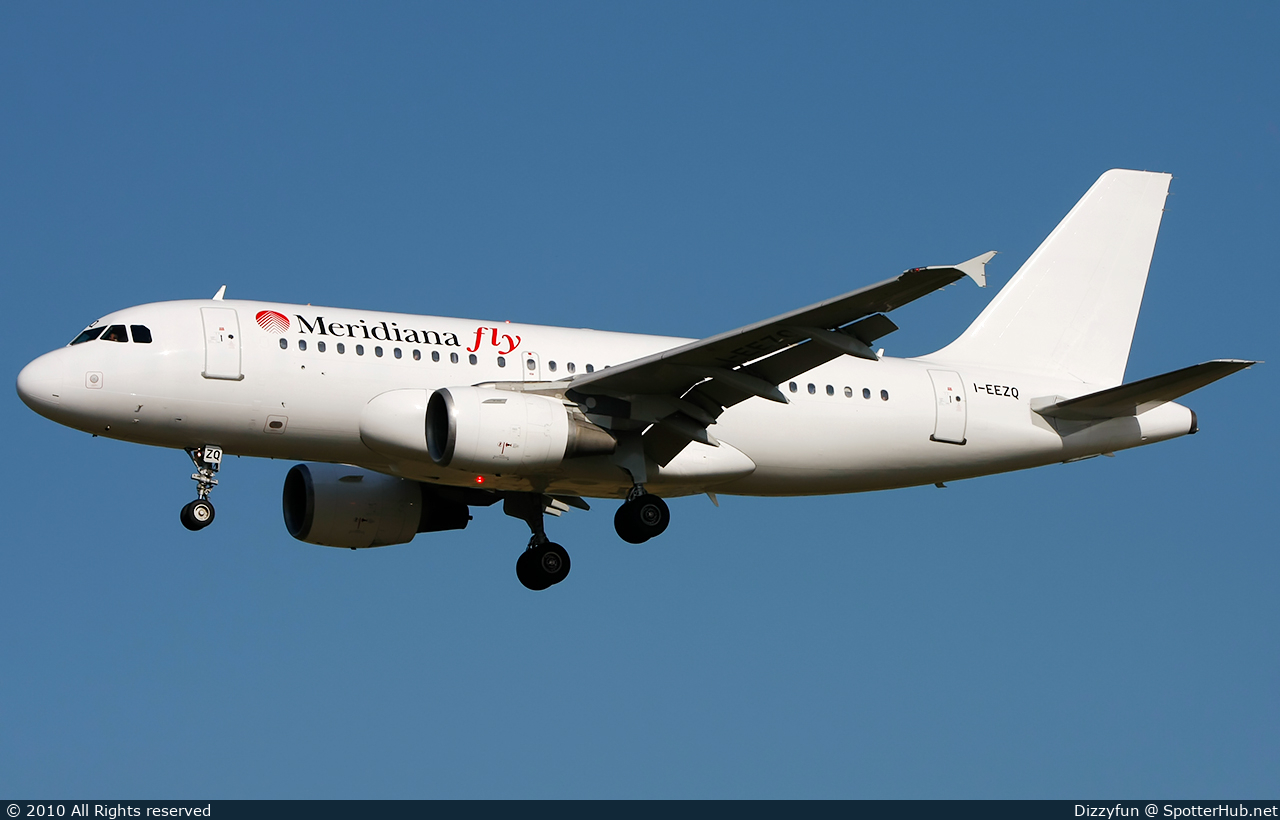 Photo of I-EEZQ - Airbus A319-112 operated by Meridiana fly