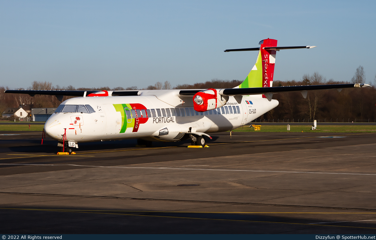 Photo of CS-DJD - ATR 72-600 operated by TAP Express (opb White Airways)