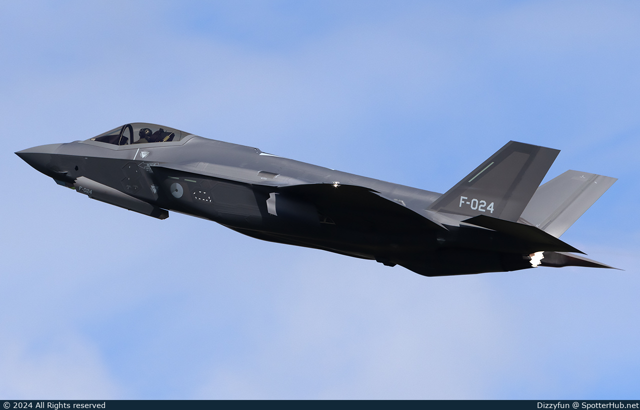 Photo of F-024 - Lockheed Martin F-35A Lightning II operated by Royal Netherlands Air Force