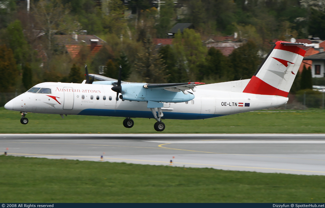Photo of OE-LTN - Bombardier DHC-8-314 Dash 8 Q300 operated by Austrian Arrows (opb Tyrolean Airways)