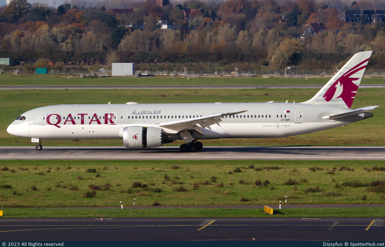 Photo of A7-BHF - Boeing 787-9 Dreamliner operated by Qatar Airways