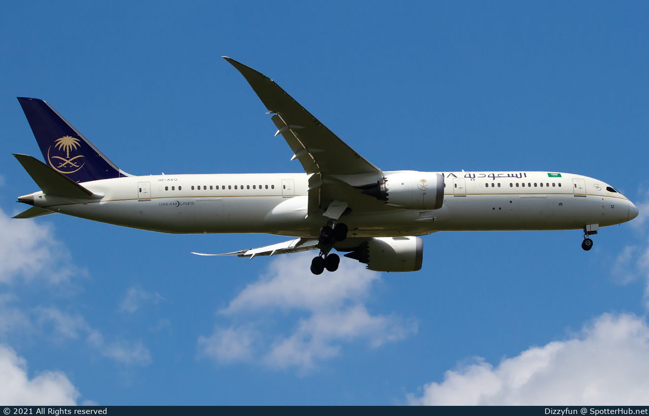 Photo of HZ-AR12 - Boeing 787-9 Dreamliner operated by Saudia
