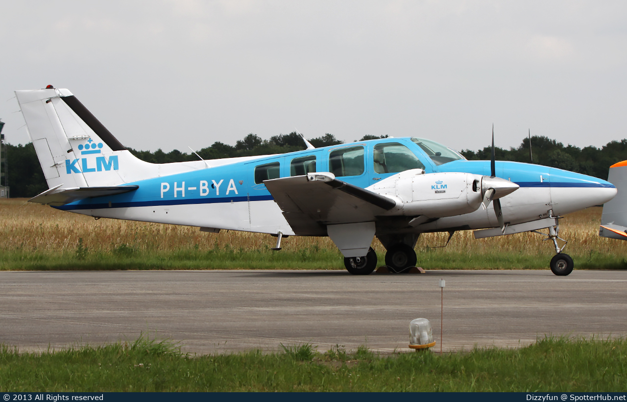 Photo of PH-BYA - Beechcraft 58 Baron operated by KLM Flight Academy