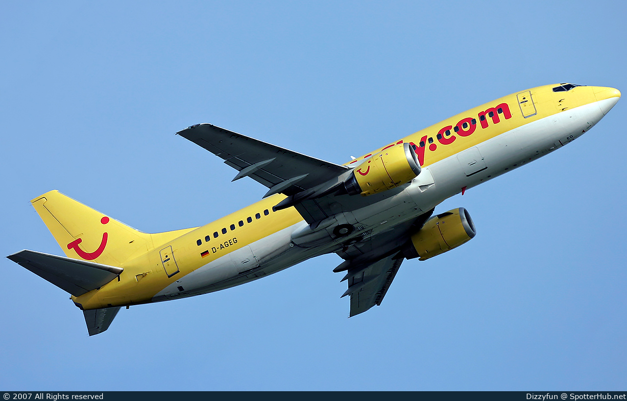 Photo of D-AGEG - Boeing 737-35B operated by TUIfly
