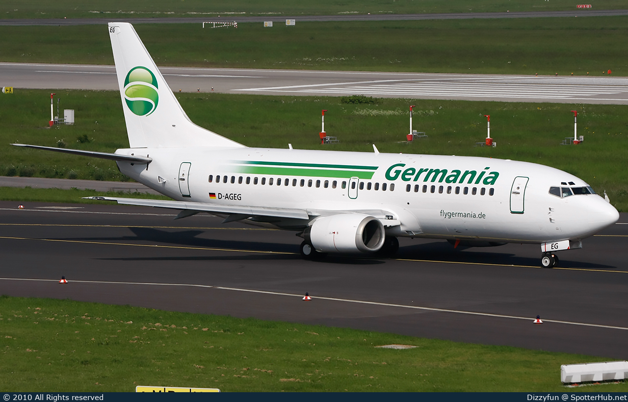 Photo of D-AGEG - Boeing 737-35B operated by Germania