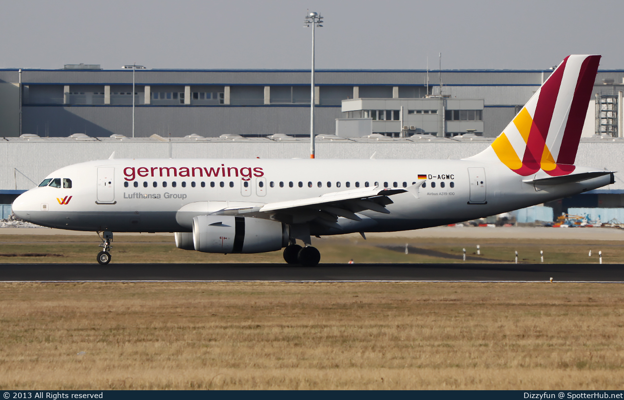 Photo of D-AGWC - Airbus A319-132 operated by Germanwings