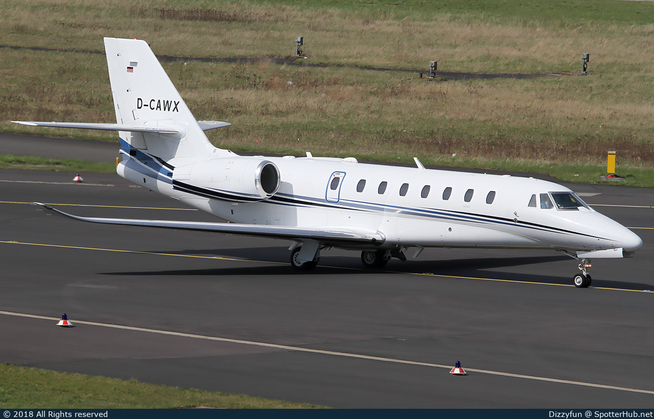 Photo of D-CAWX - Cessna 680 Citation Sovereign+ operated by Aerowest