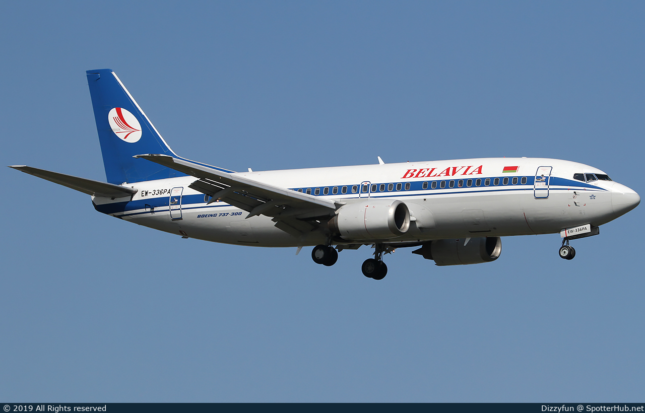 Photo of EW-336PA - Boeing 737-3Q8 operated by Belavia