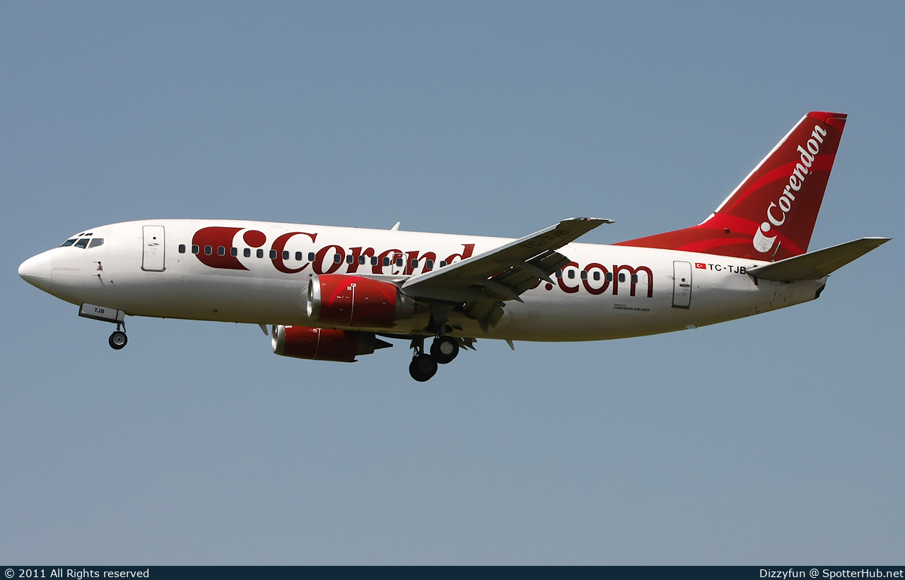 Photo of TC-TJB - Boeing 737-3Q8 operated by Corendon Airlines