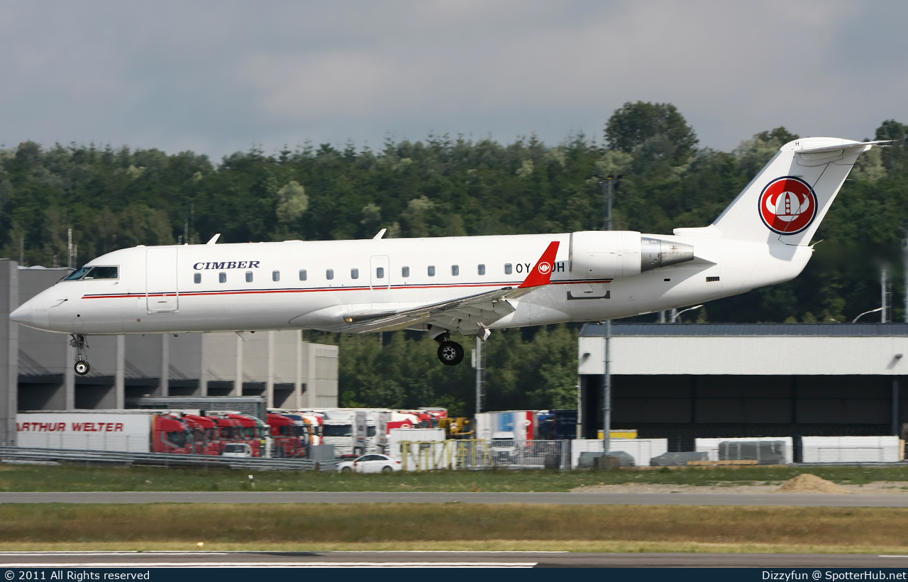 Photo of OY-RJH - Bombardier CRJ-100LR operated by Cimber Sterling