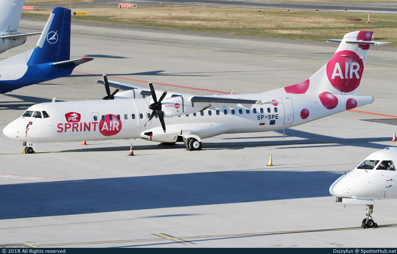 Photo of SP-SPE - ATR 72-202(F) operated by SprintAir