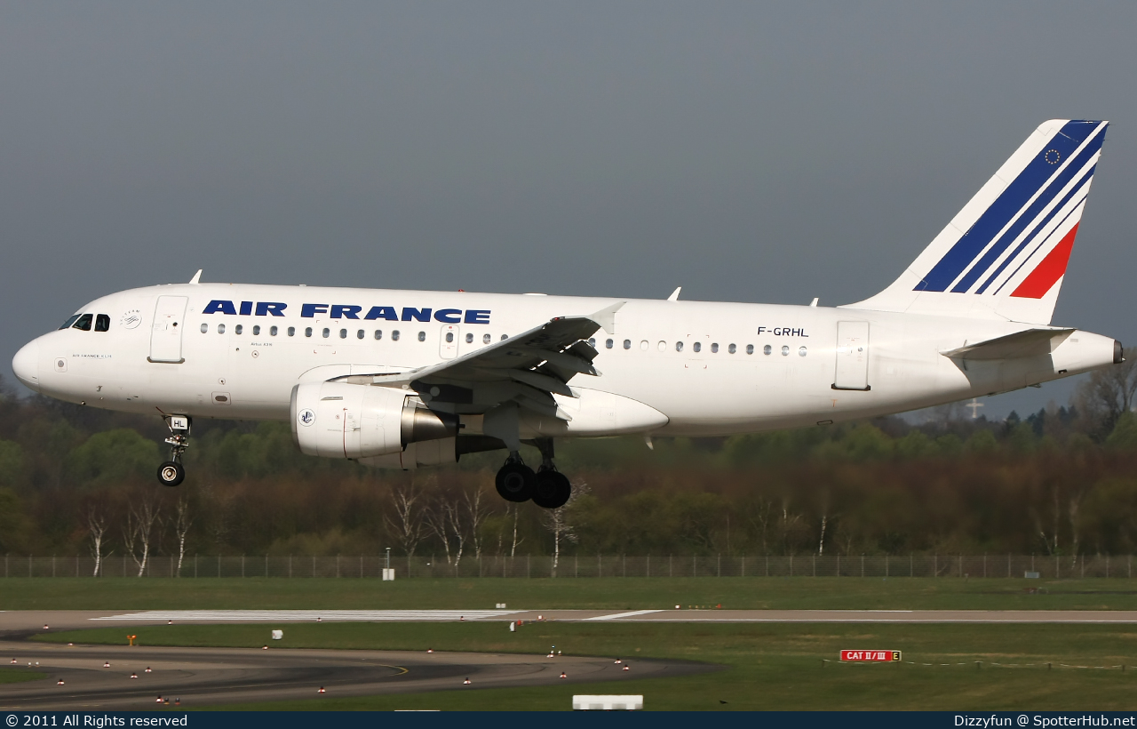 Photo of F-GRHL - Airbus A319-111 operated by Air France
