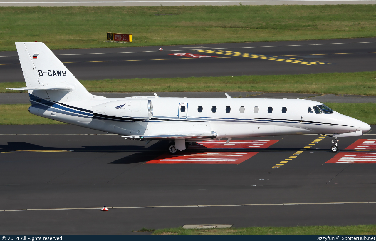 Photo of D-CAWB - Cessna 680 Citation Sovereign operated by Aerowest