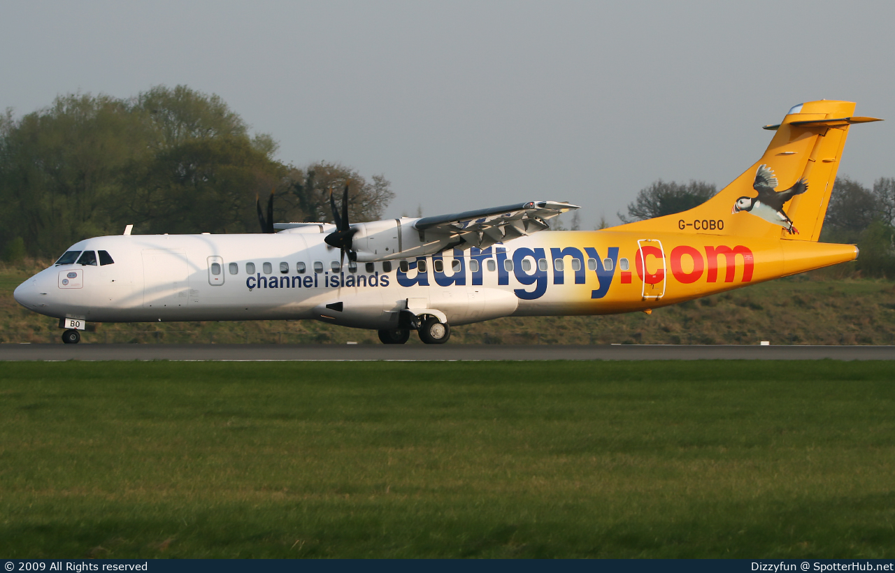 Photo of G-COBO - ATR 72-500 operated by Aurigny Air Services