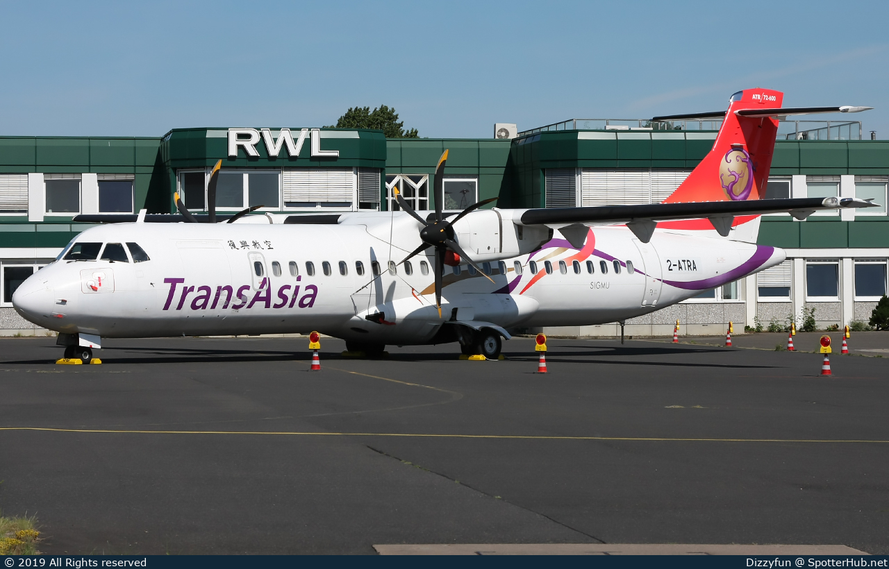 Photo of 2-ATRA - ATR 72-600 operated by TransAsia Airways