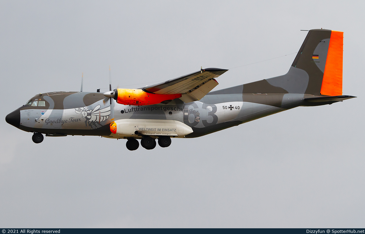 Photo of 50+40 - Transall C-160D operated by German Air Force