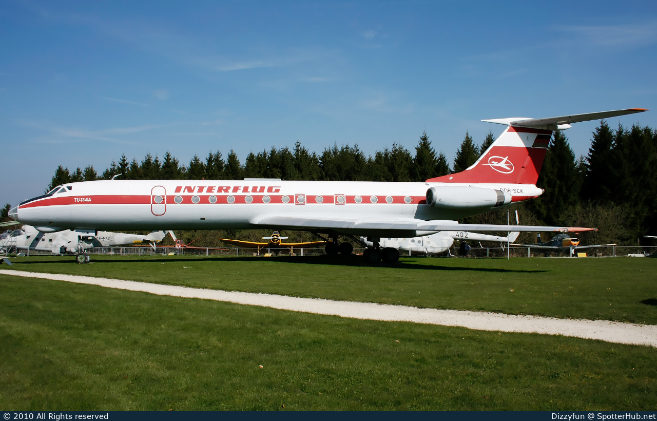 Photo of DDR-SCK - Tupolev Tu-134A operated by Interflug