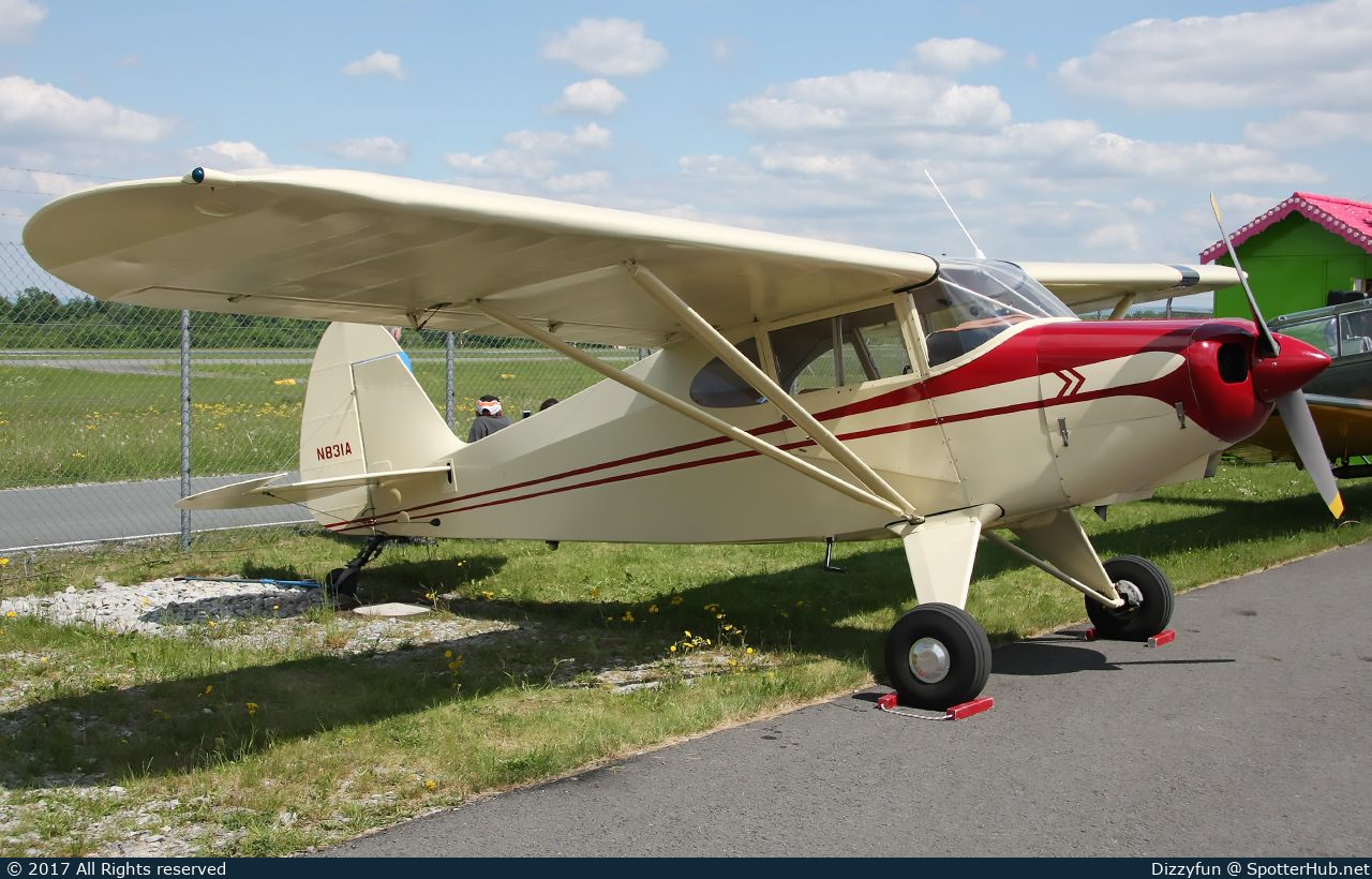 Photo of N831A - Piper PA-22-125 Pacer operated by Private