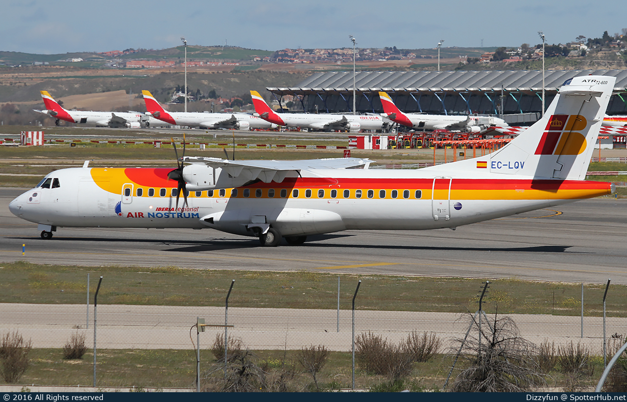 Photo of EC-LQV - ATR 72-600 operated by Iberia Regional (opb Air Nostrum)