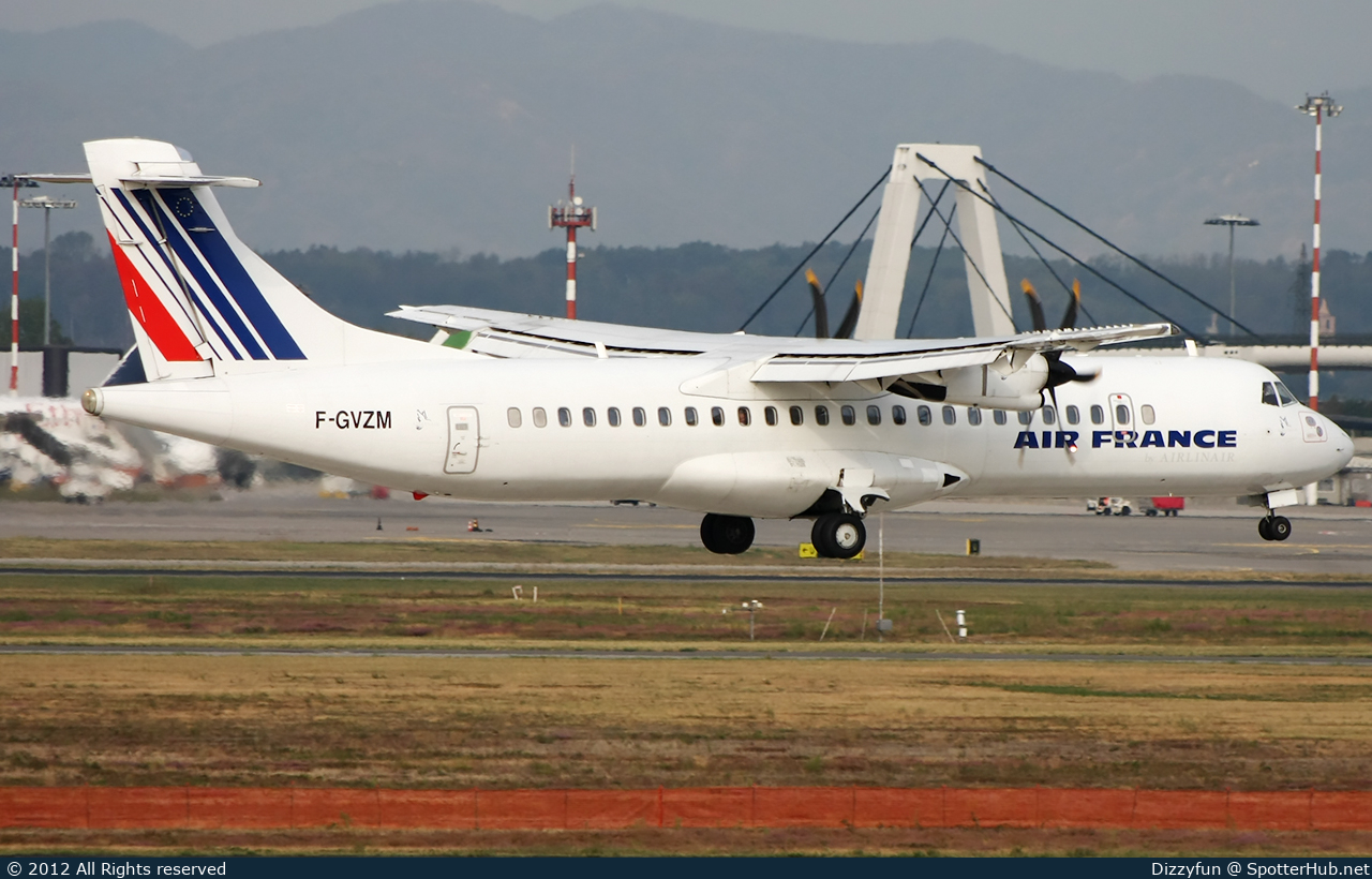 Photo of F-GVZM - ATR 72-500 operated by Air France (opb Airlinair)