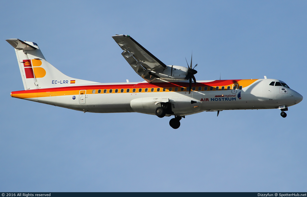 Photo of EC-LRR - ATR 72-600 operated by Iberia Regional (opb Air Nostrum)