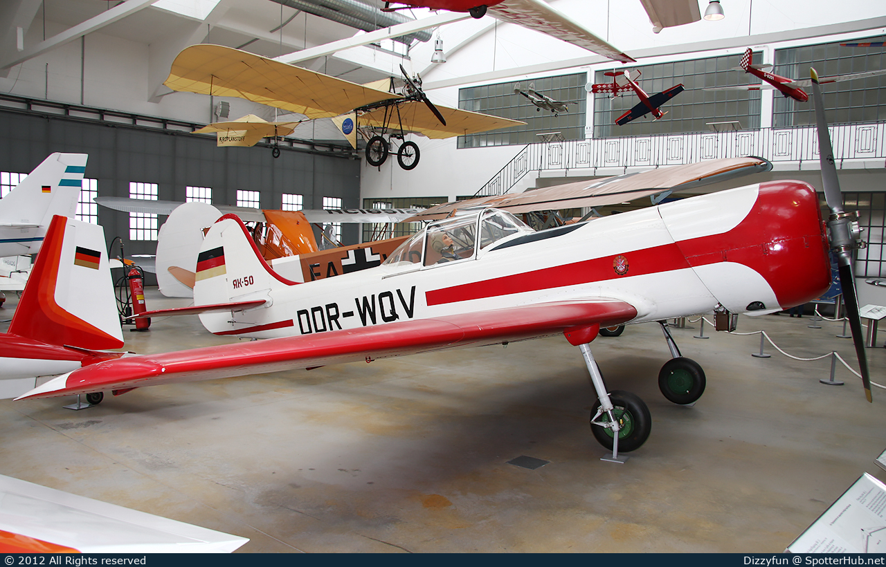 Photo of DDR-WQV - Yakovlev Yak-50 operated by Deutsches Museum
