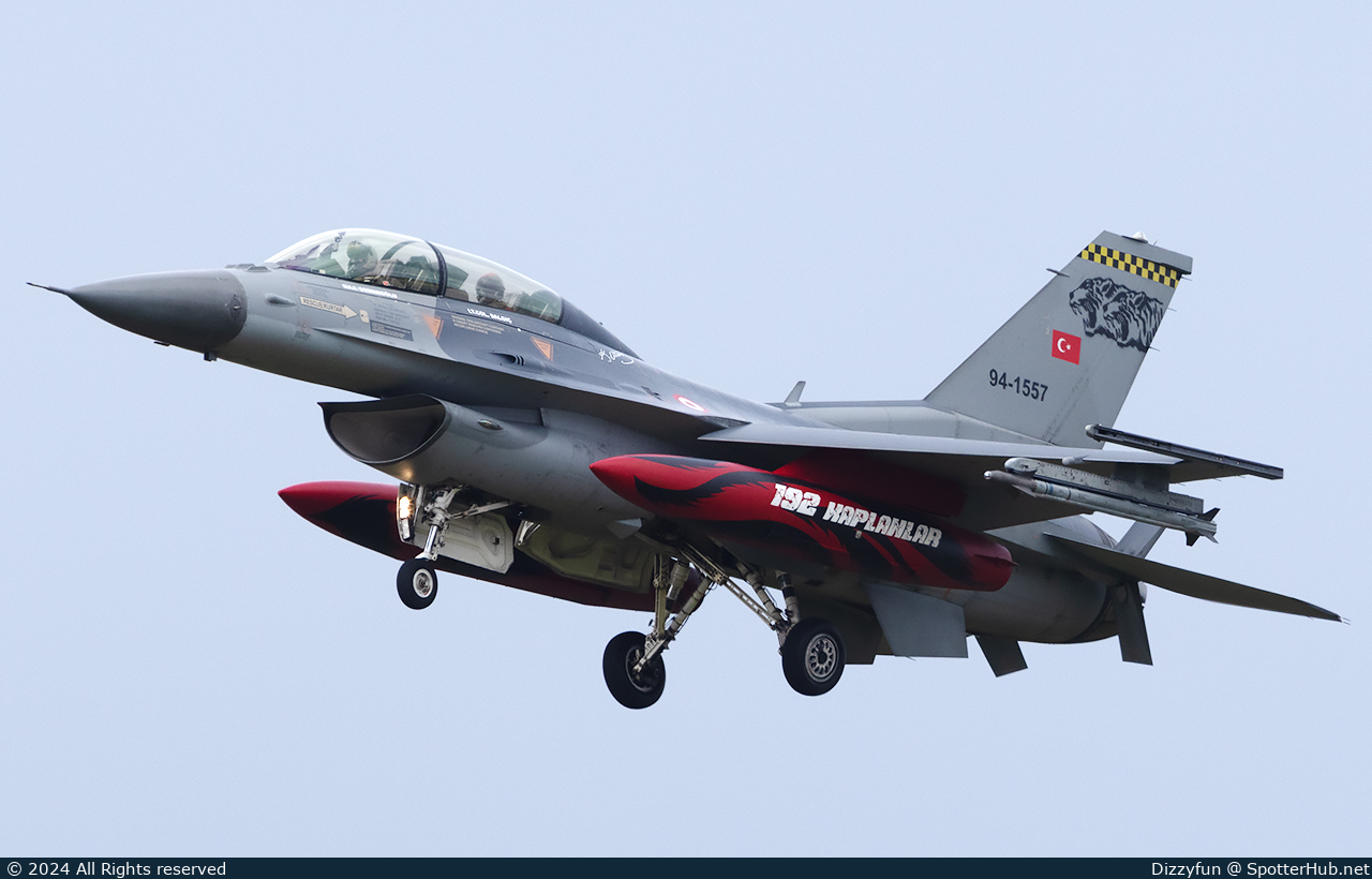 Photo of 94-1557 - Lockheed Martin F-16D Fighting Falcon operated by Turkish Air Force