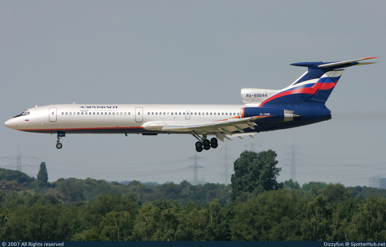 Photo of RA-85644 - Tupolev Tu-154M operated by Aeroflot