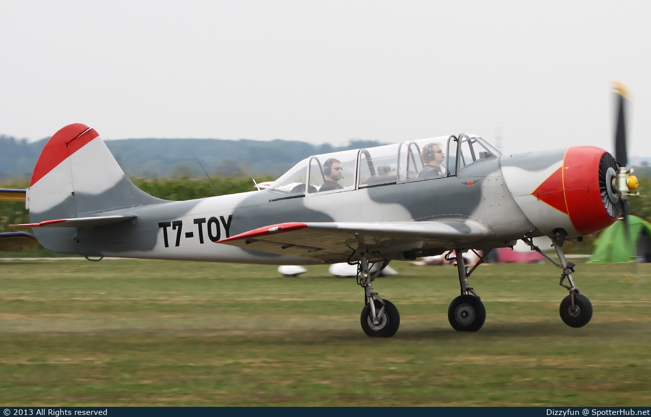 Photo of T7-TOY - Yakovlev Yak-52 operated by Private