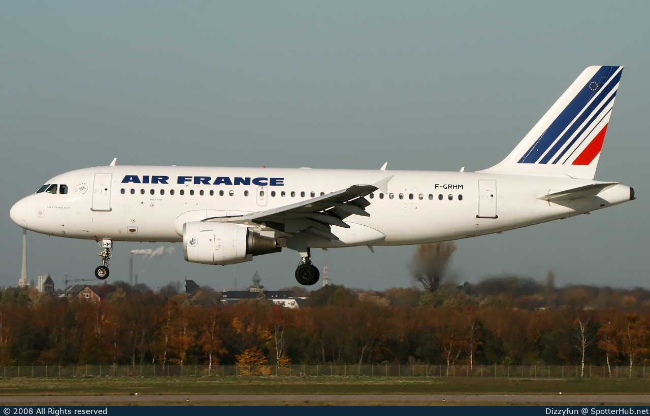 Photo of F-GRHM - Airbus A319-111 operated by Air France