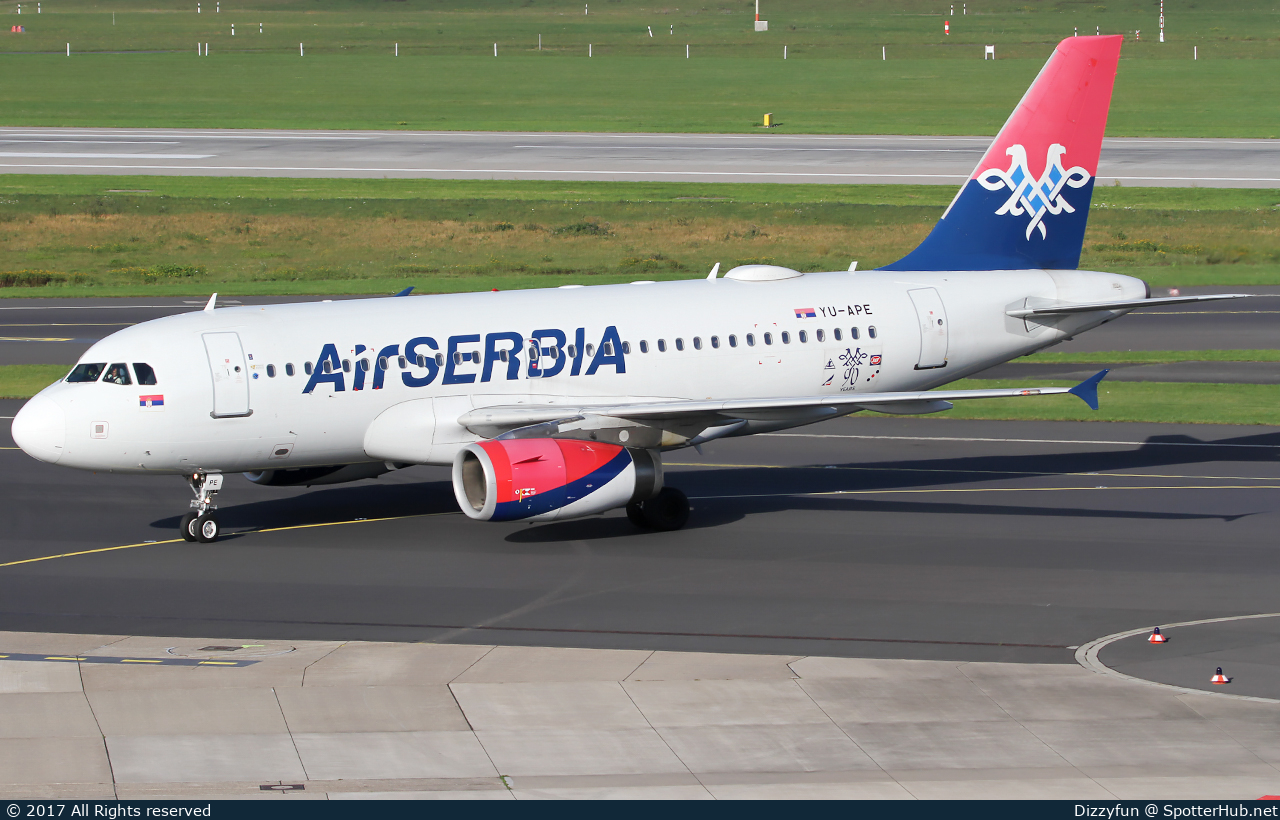 Photo of YU-APE - Airbus A319-132 operated by Air Serbia