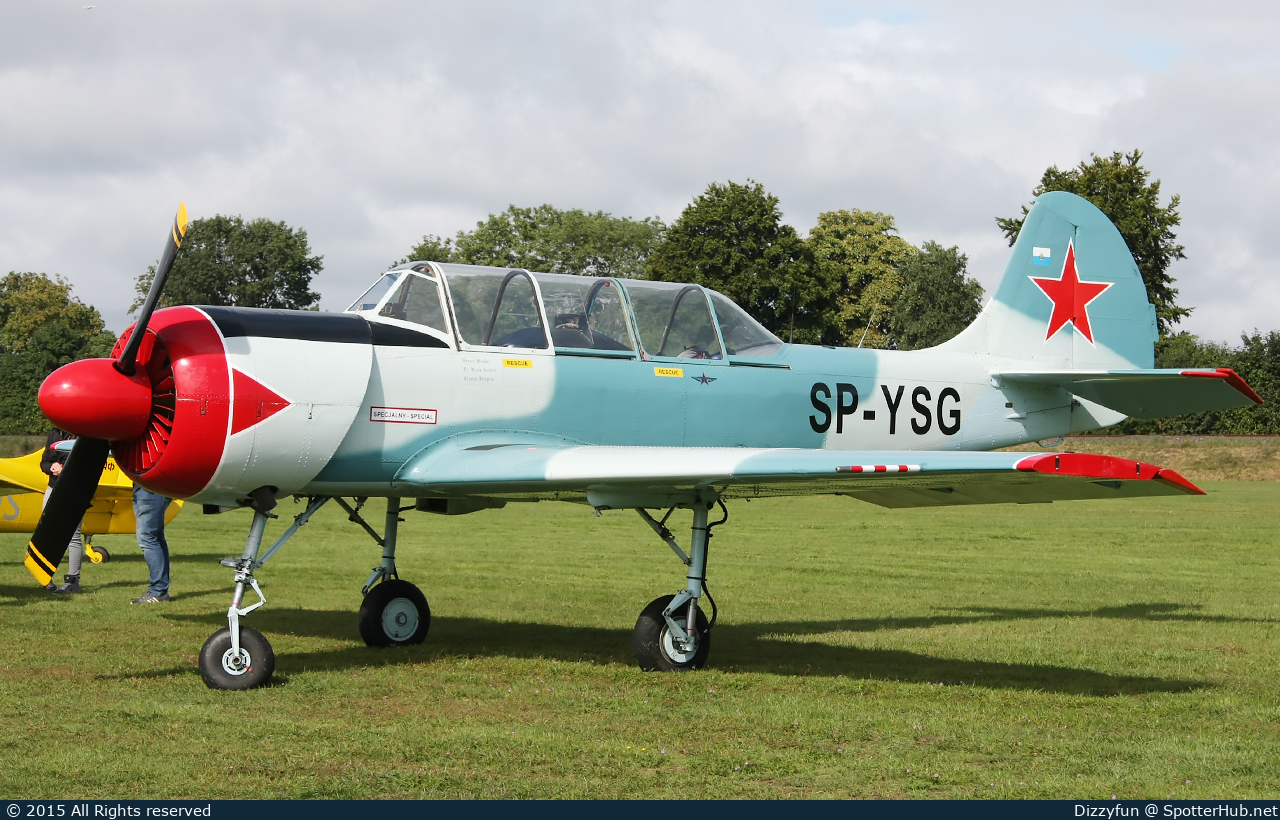 Photo of SP-YSG - Yakovlev Yak-52 operated by Private