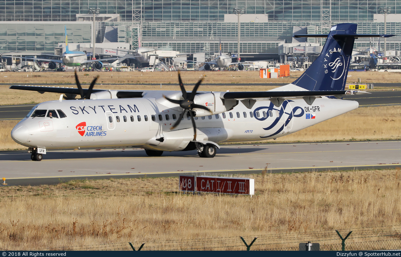 Photo of OK-GFR - ATR 72-500 operated by CSA Czech Airlines