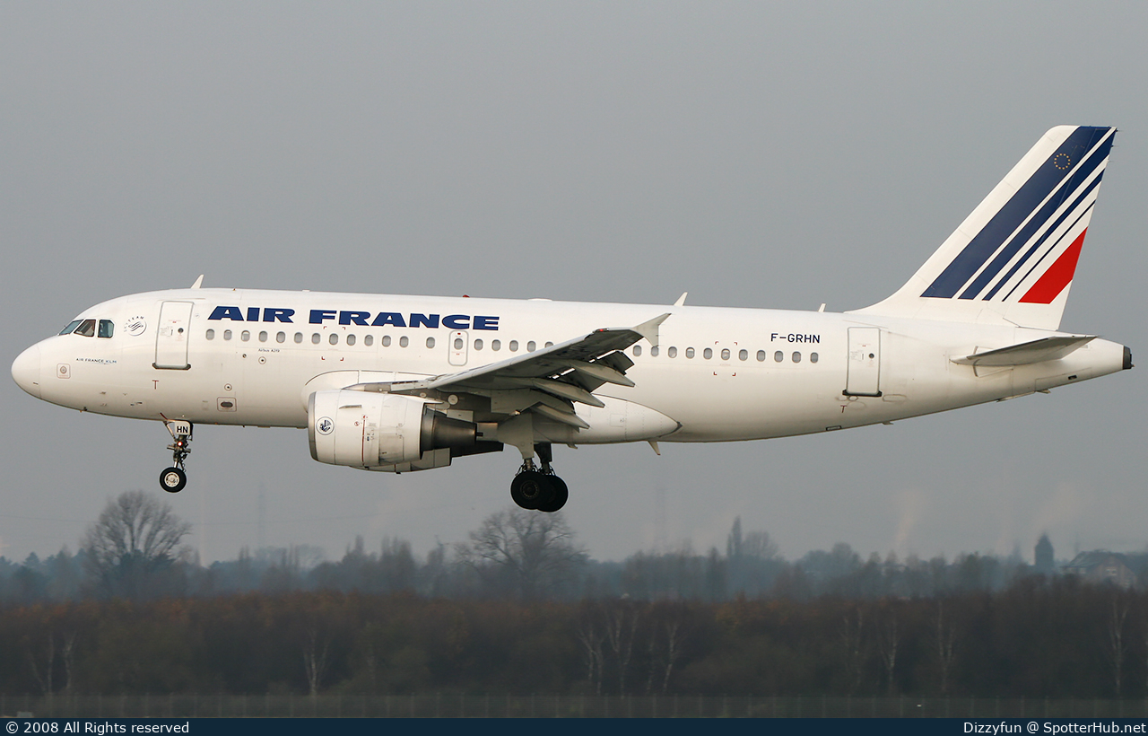 Photo of F-GRHN - Airbus A319-111 operated by Air France