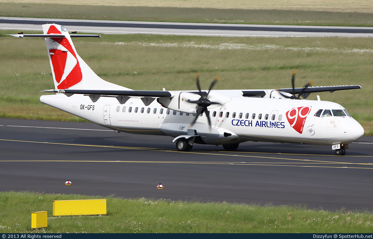 Photo of OK-GFS - ATR 72-500 operated by CSA Czech Airlines