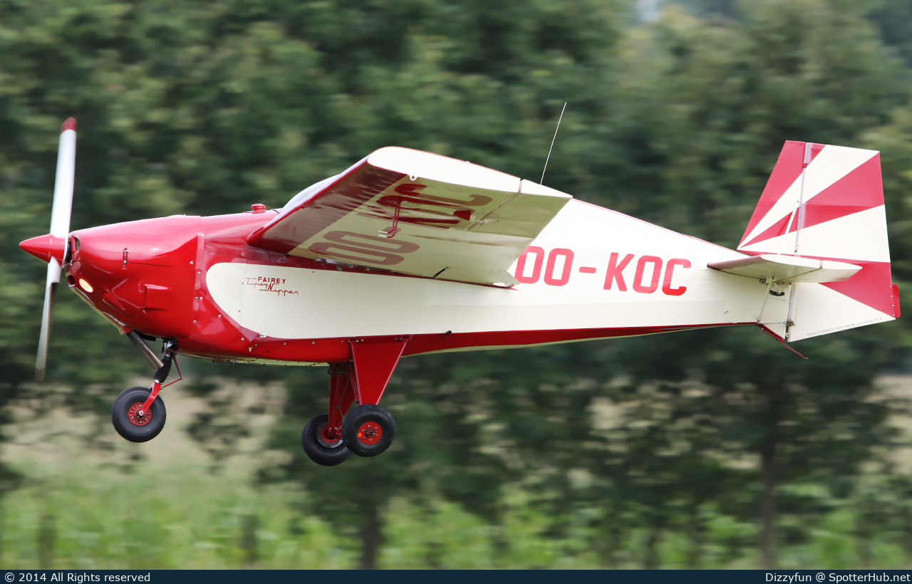 Photo of OO-KOC - Tipsy Nipper T.66 Mk.3 operated by Private