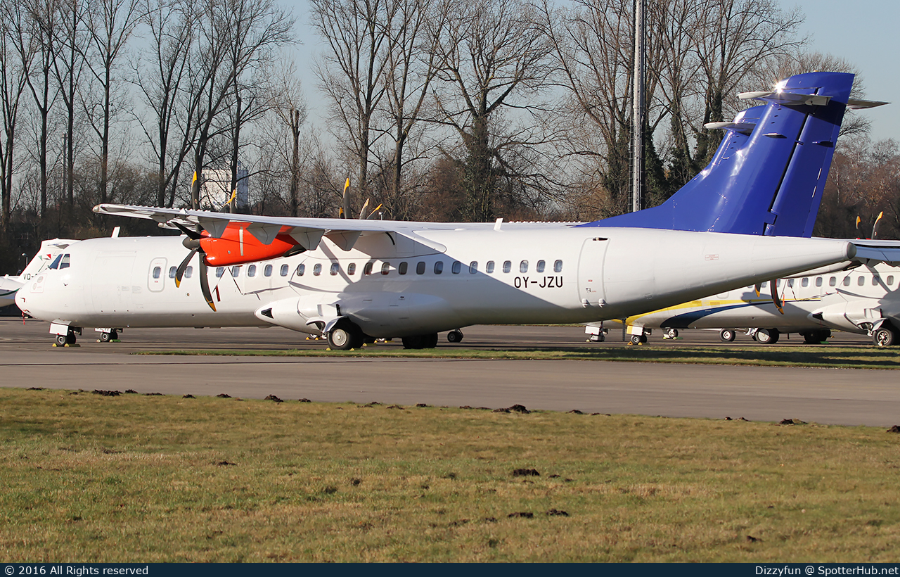 Photo of OY-JZU - ATR 72-500 operated by SAS Scandinavian Airlines (opb Jet Time)
