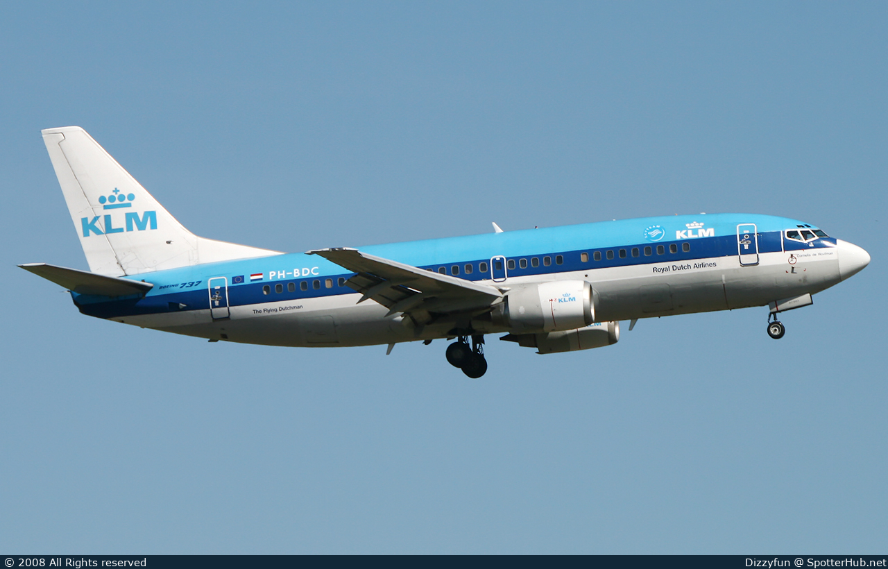 Photo of PH-BDC - Boeing 737-306 operated by KLM Royal Dutch Airlines