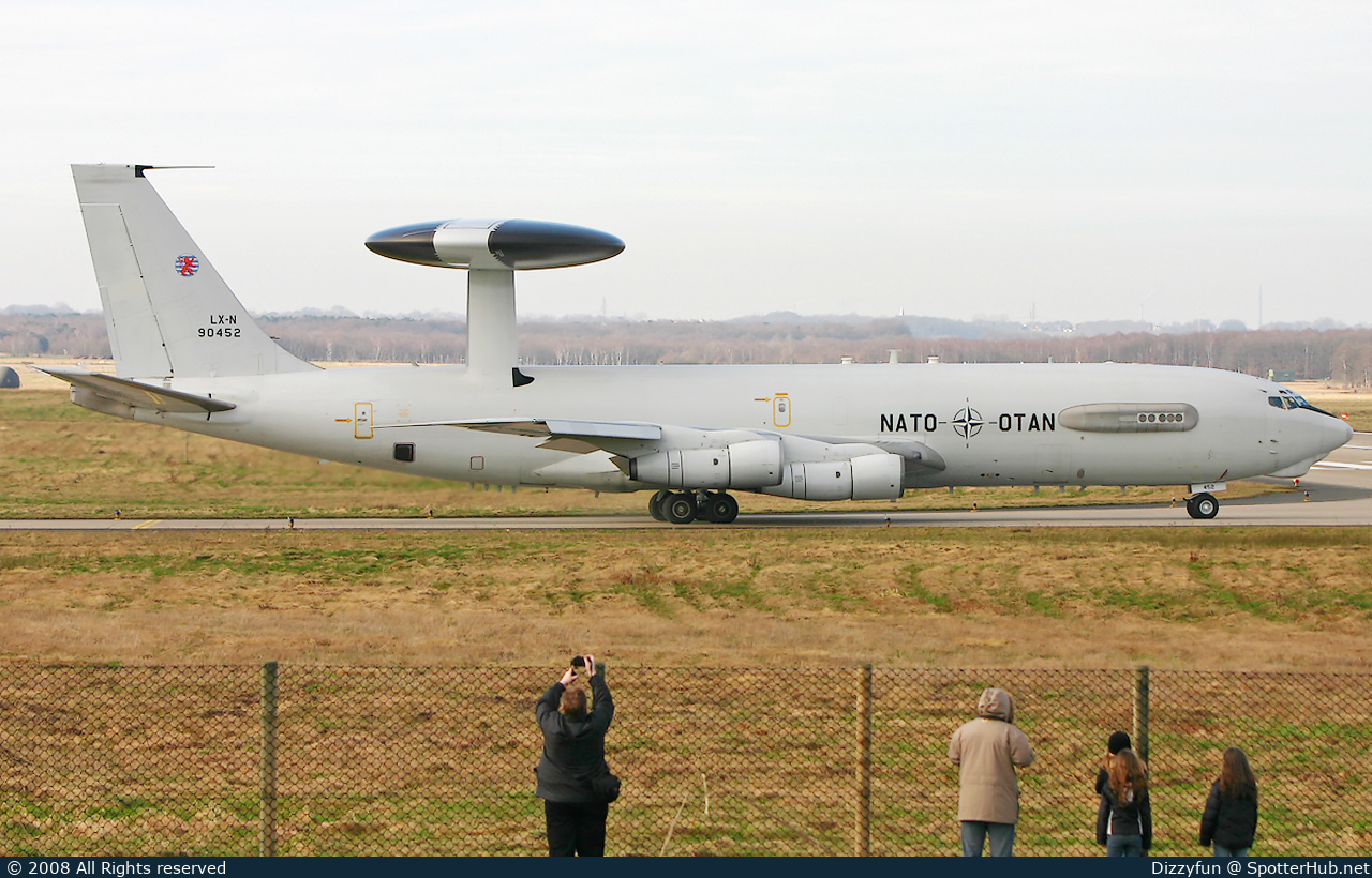 Photo of LX-N90452 - Boeing E-3A Sentry operated by NATO